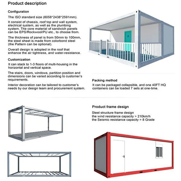 Refugee Homes Flatpack Container House