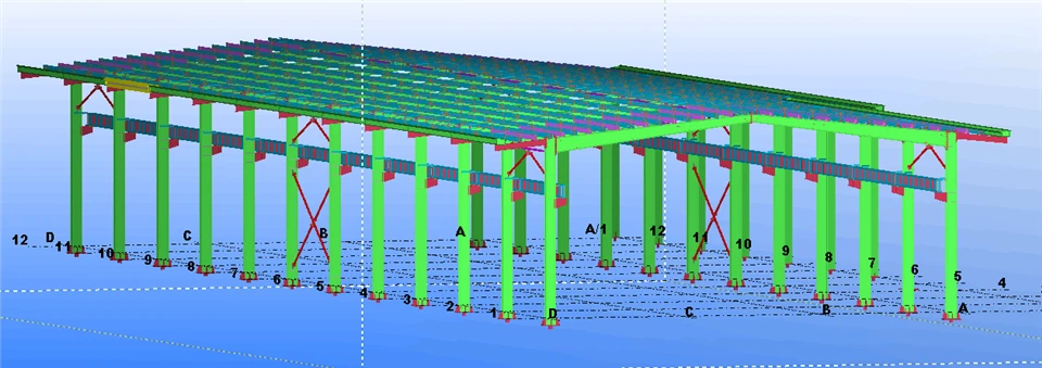 Structural Design, Material List And Quantity Estimation For Precast Concrete Slab Factory in Southern Manila, Philippines high quality
